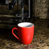 Homvare Porcelain Coffee Mug, Suitable for Both Hot and Cold Beverage Dishwasher and Microwave Safe, 10 oz - Red - 2 Pack