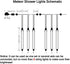 Adecorty Christmas Lights Outdoor Tree Snowfall LED Dripping Icicle Shooting Star Lights 12 inch 8 Tubes, Meteor Shower Falling Rain Lights for Xmas Decoration, Luces de Navidad para Exterior (White)