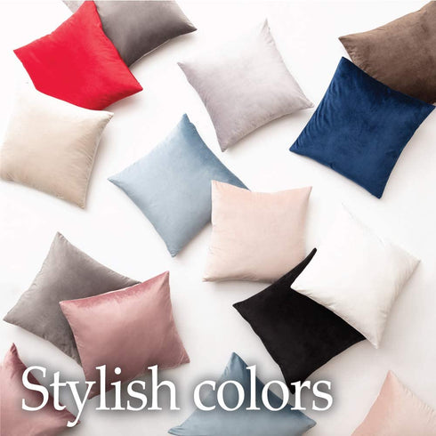 lalaLOOM Luxurious Silky Velvet Pillow Covers, Set of 2, Softest Decorative Throw Pillowcases, Hidden Zipper, Washable, Home D©cor Accent Cases for Living Room Couch, Sofa, Bedroom, 16x16, Light Blue