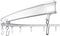 KXLife Flexible Bendable Ceiling Curtain Track, Curved Ceiling Track for Curtains, Room Divider Ceiling Track System (8 ft)