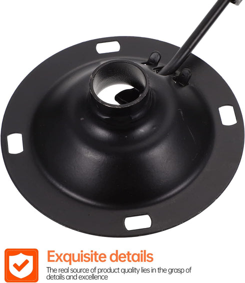 NUOBESTY 2pcs Office Chair Tilt Accessories Replacement Heavy Duty Seat Chair Swivel Base Plate Lift Lever Handle for Chair Furniture Bar Stool Ironware