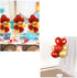 2 Sets Balloon Column Stand Kit 4.3 FT Adjustable Height Balloon Holder Can hold 13 balloon for Floor or Table with Balloon Tying Knot Tool for Baby Shower Graduation Birthday Wedding Christmas Party