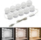 Pretmess Hollywood Style Vanity Mirror Lights Kit, Adjustable Color and Brightness with 10 LED Light Bulbs, Lighting Fixture Strip for Makeup Vanity Table Set in Dressing Room (Mirror Not Include)