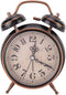 Christmas Carnival Boquite Old Fashioned Alarm Clock, Retro Mechanical Alarm Clock, Old Alarm Clock Traditional Alarm Clock with Night Light (Black)