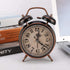 Christmas Carnival Boquite Old Fashioned Alarm Clock, Retro Mechanical Alarm Clock, Old Alarm Clock Traditional Alarm Clock with Night Light (Black)