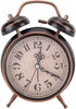 Christmas Carnival Boquite Old Fashioned Alarm Clock, Retro Mechanical Alarm Clock, Old Alarm Clock Traditional Alarm Clock with Night Light (Black)