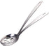 IMEEA 12.8-Inch Large Serving Spoon Stainless Steel Cooking Spoon Long Handle Slotted Spoon, Set of 2