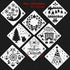 Konsait 16Pack Christmas Stencils Templates, Reusable Plastic Craft Drawing Painting Template, Xmas Stencils for Greeting Cards, Albums,Scrapbook, Notebook, Journal, Wall Art Wood, Face Cookie Decor