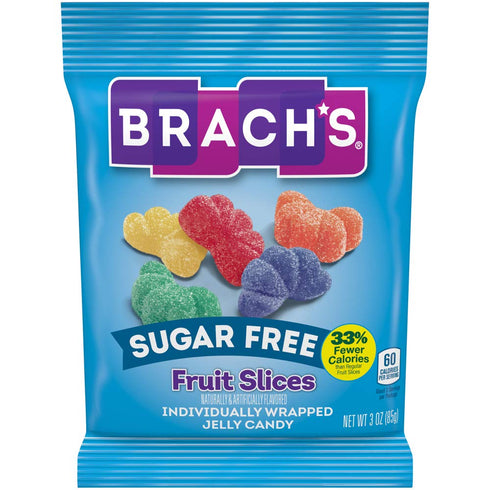 Brach's Sugar Free Fruit Slices Jelly Candy, 3.00 oz