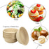 100 Pack 12 oz Disposable Paper Bowls,Heavy Duty Compostable Bowls,Natural Bagasse Bowls,Eco-friendly Paper Alternative Bowls for Parties Restaurants Catering