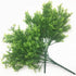 CATTREE Artificial Shrubs Bushes, Plastic Fern Leaves Simulation Faux Grass Realistic Fake Plants Wedding Indoor Outdoor Home Garden Verandah Kitchen Table Centerpieces Arrangements Decoration 4 pcs