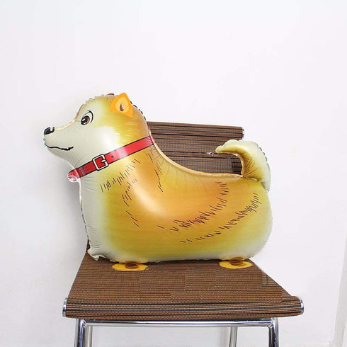 6 Walking Animal Balloons Pet Dog balloons + 18 Pack Dog Photo Booth Props
