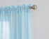 WARM HOME DESIGNS Pair of Premium Quality 54 x 84 Inch Sheer Baby Blue Faux-Linen Rod Pocket Curtains. Total Width of These Affordable Drape Panels is 108". Fit 1.5" or Smaller Rod. J Baby Blue 84"