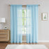 WARM HOME DESIGNS Pair of Premium Quality 54 x 84 Inch Sheer Baby Blue Faux-Linen Rod Pocket Curtains. Total Width of These Affordable Drape Panels is 108". Fit 1.5" or Smaller Rod. J Baby Blue 84"