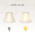 Royal Designs, Inc. BSO-701-16BG Flare Bottom Outside Corner Scallop Basic Lamp Shade, 9 x 16 x 12, Beige