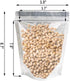 100 PCS Resealable Mylar Bags Stand Up Foil Bags (5.9 x 8.7Inches)