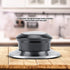 Yosoo 5Pcs Pot Pan Lids Knob Lifting Handle,Heat-Resistant Home Kitchen Cookware Replacement Parts,Bakelite Metal Black Silver