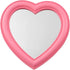 BESPORTBLE 10- Inch Heart Shaped Mirror Tabletop Vanity Makeup Mirror Makeup Mirror Cosmetic Mirror Desktop Mirror Wall Hanging Mirror