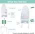 DOUBLE 2 C Iron Board Hanger Wall Mount, Electric Iron Board Holder and Ironing Board Storage Organizer Shelf with Removable Hooks for Laundry Room - for Max 5.3 inch Width