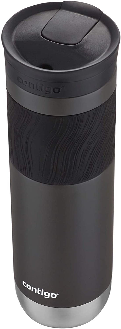 Contigo SnapSeal Insulated Travel Mug, 1 Count (Pack of 1), sake , 24oz