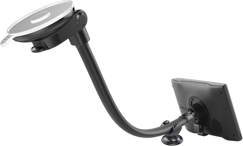 APPS2Car GPS Mount, Upgraded 13.5-Inch Gooseneck Suction Cup GPS Mount for Truck/Van/Car, Windshield Dashboard GPS Holder for Garmin Dezl Drive Nuvi Zumo DriveSmart DriveassistRV StreetPilot