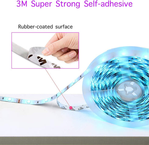 32.8ft Led Lights dalattin Led Strip Lights Color Changing Lights with 44 Keys Remote,1 Roll of 32.8ft