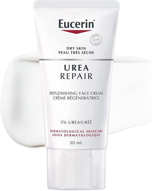 Eucerin Dry Skin Replenishing Face Cream Night 5% Urea With Lactate 50Ml