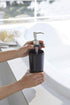 YAMAZAKI home 2933 Tower Body Soap Dispenser-Contemporary Bottle Pump for Shower,Black