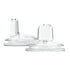 Dr. Brown’s® Milestones™ Options+™ Sippy Spouts, 2-Pack Wide-Neck, Soft 100% Silicone Baby Bottle Sippy Spout, 6m+