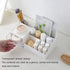 Multifunction Desk Organizer, BREIS Makeup Storage for Eyeshadows, Concealers, Powders, Nail Polish,9.65x 4.8x 3.67 (White)
