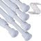 5 Pack Small Spring Tension Rods Extendable Length 11.8 to 19.6 Inches(30-50cm)
