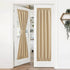 NICETOWN Window Curtains for Doors - Entryway Decor Thermal Privacy Door Drape for Glass/Front Door Blind, 36" Width x 72" Length, Biscotti Beige, One Panel