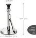 Paper Towel Holder, Lycklig Tension Arm Kitchen Roll Dispenser Stainless Steel Paper Towel Holder Stand with Weighted Base, Ideal for Kitchen & Dining Room