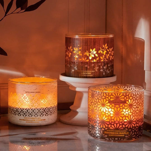 Bath and Body Works JAPANESE CHERRY BLOSSOM 3-Wick Candle 14.5 Ounce