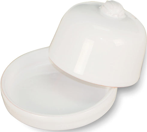 Eurita by Reston Lloyd Terra Cotta Garlic Roaster, White