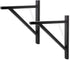 Rustic State Set of 2 Wall Mount Wood Bracket Scone Pendant Lamp Kit for DYI Project (Black)