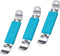 3 Pieces Magnetic Bottle Openers Can Opener Classic Beer Opener Stainless Steel Small Bottle Opener Can Tapper with Magnet for Camping and Traveling HANCELANT (Blue)