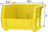 Akro-Mils 08212SCLAR 30210 AkroBins Plastic Storage Bin Hanging Stacking Containers, (5-Inch x 4-Inch x 3-Inch), Clear, 6-Pack