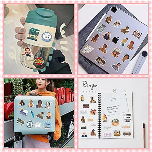 Outer Ban_ks Vinyl Stickers 101 Pcs Party Supplies Vinyl Waterproof Sticker Aesthetic Stickers Mobile Phone Stickers for Phone Case Laptop Water Decoration(Outer Ban_ks Tv)