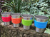 Stainless Steel Cups for Kids and Toddlers 8 oz. with Silicone Sleeves - Small Metal Cups for Home & Outdoor Activities, BPA Free Healthy Unbreakable Premium Metal Drinking Glasses (4-Pack)