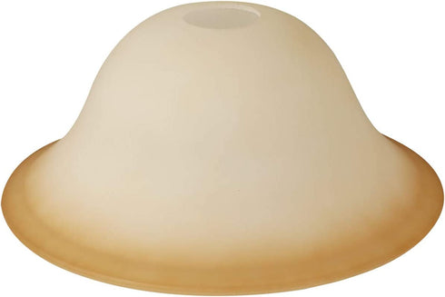 Giluta Floor Lamp Glass Shade Replacement Globe -Fitting Opening 1.625" Elegant Style Small Light Fixture Shade, Height: 4.2 inch, Width: 9.5 inch. Lipless