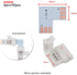 BTF-LIGHTING 10sets 3PIN 10mm Width Right Angle L Shape solderless Corner Connector for WS2811 WS2812B SK6812 LED Strip No Soldering Can't Support 144LEDs/m or ALTOVE LED Strip