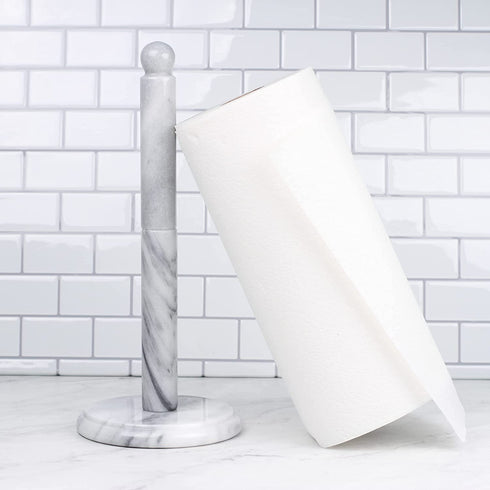 RSVP International Kitchen Collection Countertop Paper Towel Holder, Marble 5.13 x 12.75"
