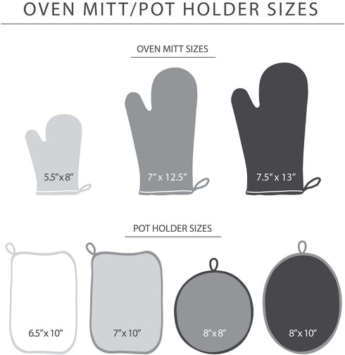 KitchenAid Asteroid Mini Oven Mitt, 5.5"x8", Buttercup 2 Count