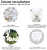 ZHIREPYU White Balloon Garland Arch Kit,100 Pack White Balloons 12inch 5inch,Matte White Latex Balloon Arch Kit for Baby Shower Birthday Wedding Graduation Party Decorations Supplies