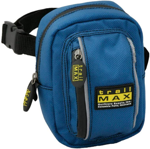 TrailMax 500 Series Insulated & Padded Front Pocket Saddle Bag for Trail Riding; Cellphone Saddle Front Pocket; Trail Riding Cellphone bag; Saddle Front Pocket for Horses; Blue