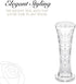 Forever Rose Crystal Bud Vase, Decorative Crystal Clear Glass Bud Vase, Perfect for Your One of a Kind Forever Roses, 7? Tall