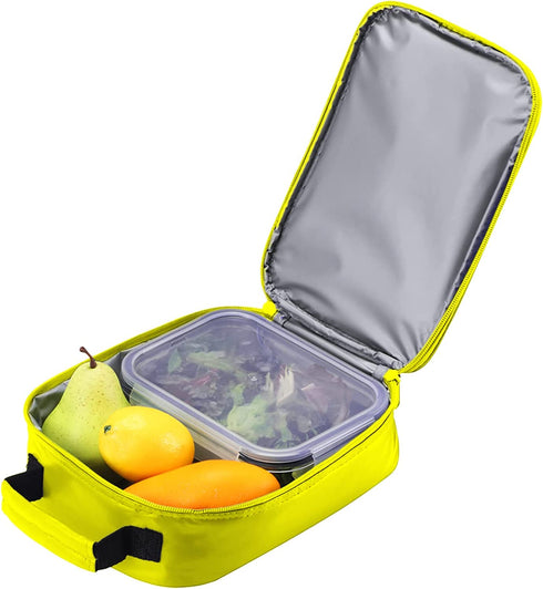 Boy Lunch Box Leather Lunch Box, Kids Lunch Bags Waterproof Thermal Insulated Cooler Bag Toy Bag for Boys Girls Kids Toddlers Teens school gift