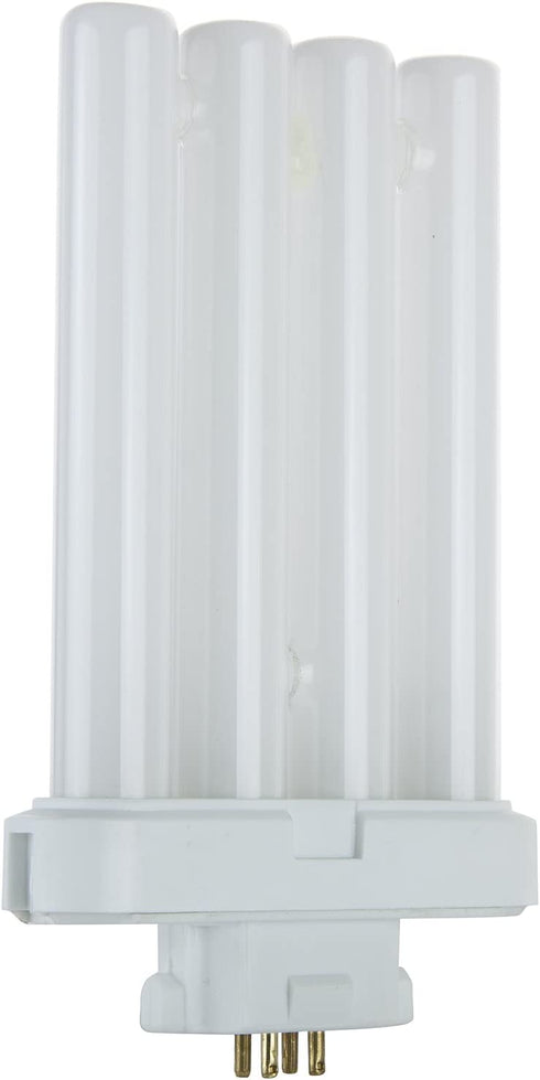 Sunlite Series FML27/30K/2PK Fluorescent 27W 3000K Warm White Quad Tube FML CFL Plugin Light Bulbs, 4-Pin GX10Q-4 Base, 2 Pack, 2 Count (Pack of 1), 3000K-Warm