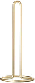 Spectrum Diversified Euro Holder for Kitchen Countertops, Bars & Dining Tables Steel Paper Towel Stand, Fits Standard & Jumbo Rolls, Gold
